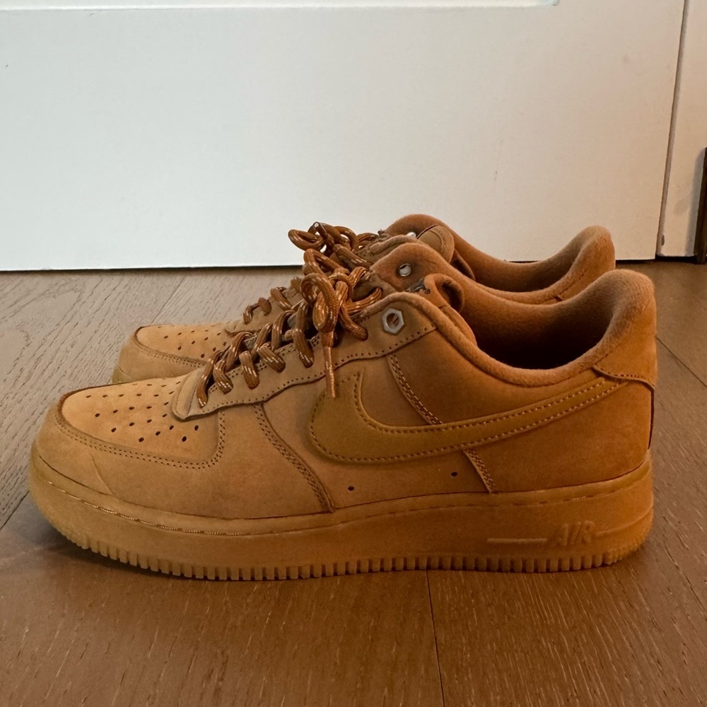 Nike Tan Air-force Sneakers